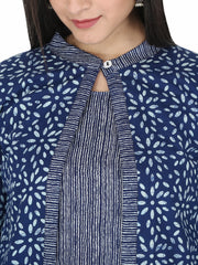 breathable pure cotton fabric used in block printed kurta set