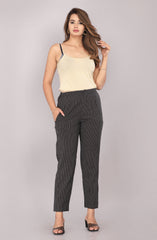 Black Color Pure Cotton Kantha Dobby Dyed Pants