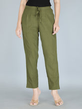 women’s [Green pure cotton printed palazzo pants