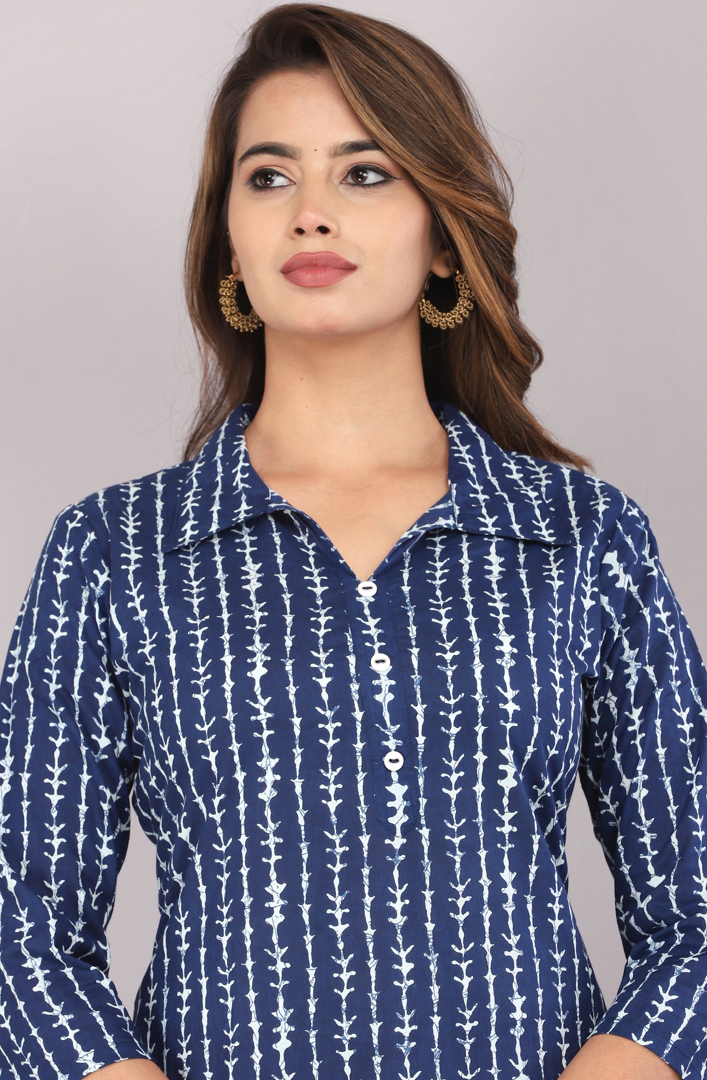 pure cotton breathable fabric used in printed co-ord set