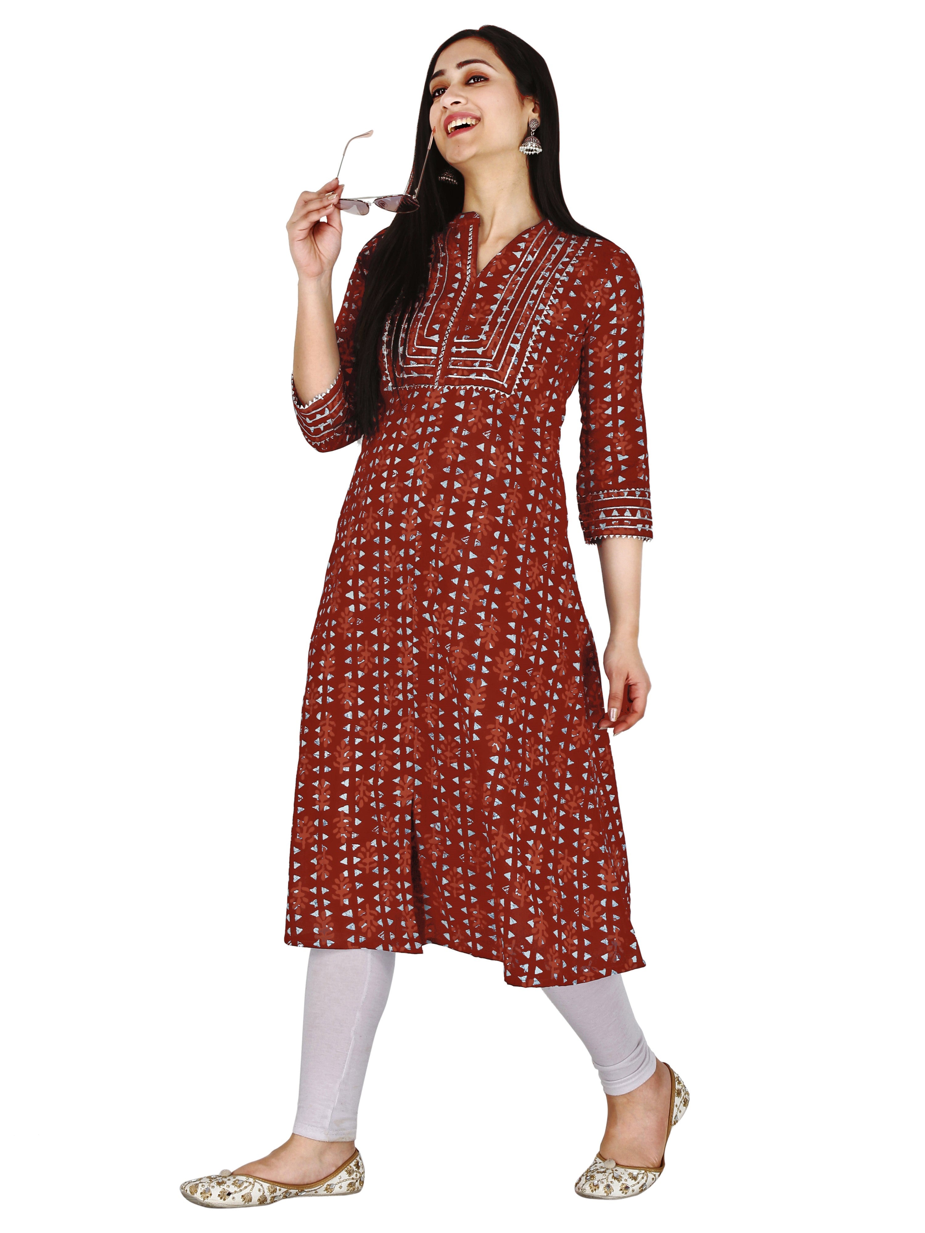 pure cotton fabric texture with handcrafted block printing