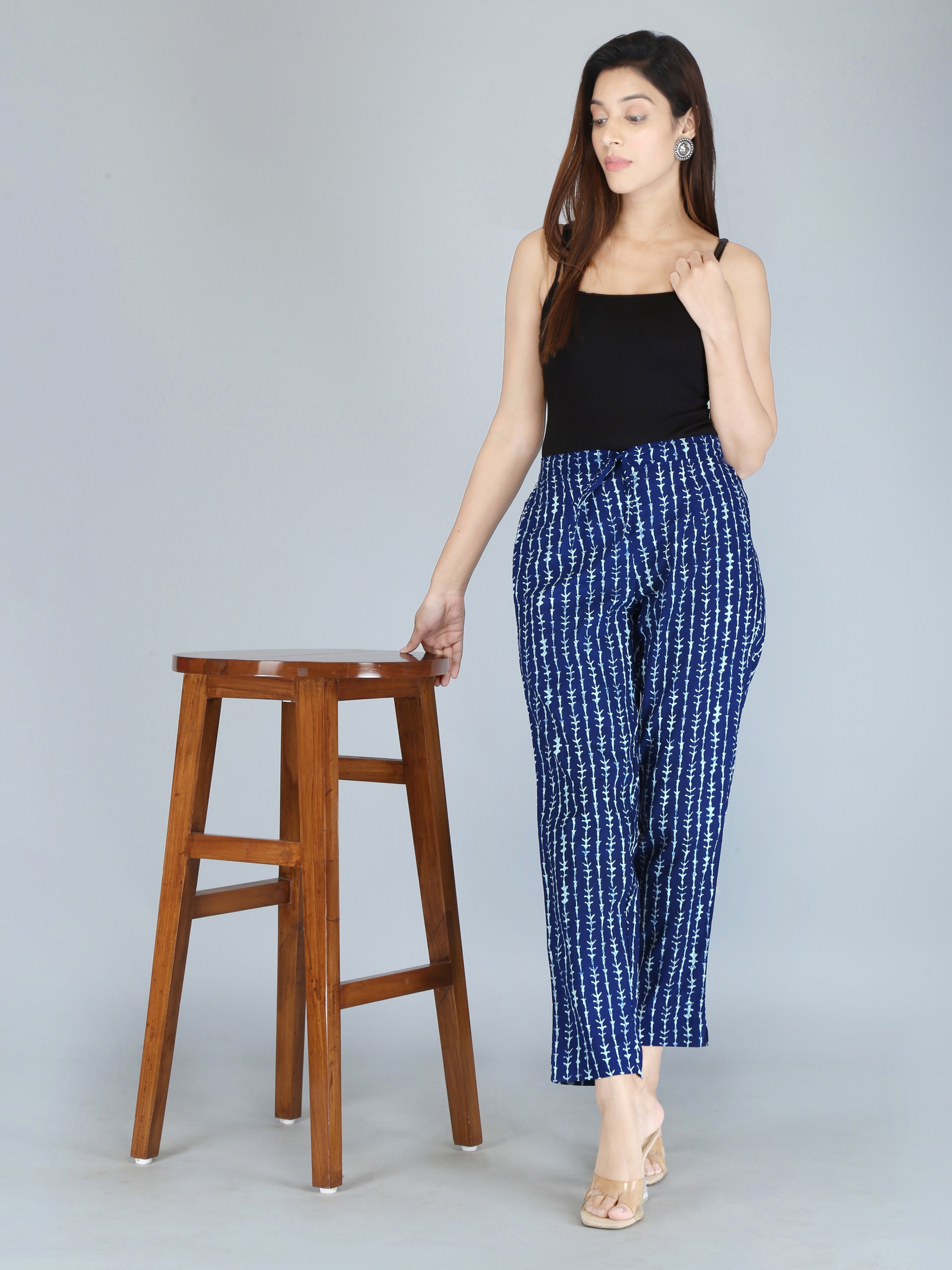 lightweight breathable cotton fabric used in palazzo pants
